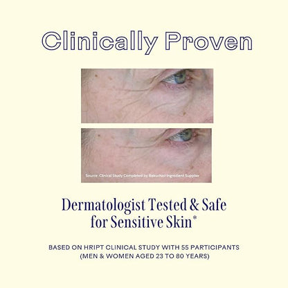 Three Ships - SkinHero Calendula + 2% Bakuchiol Bio-Retinol Serum | Firm, Soothe, Hydrate Skin | Cruelty-Free, Vegan, Paraben-Free, Sensitive Skin Safe (1 fl oz | 30 mL)