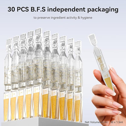 KOKN Silk Peptide Intensive Lifting Ampoule, Anti-Aging Hydrating Serum, KOKNMAX™ Complex, Multi Peptide, Collagen, 4D Hyaluronic Acid Serum for Wrinkles and Fine Lines & Radiance 0.05 fl.oz x 30e